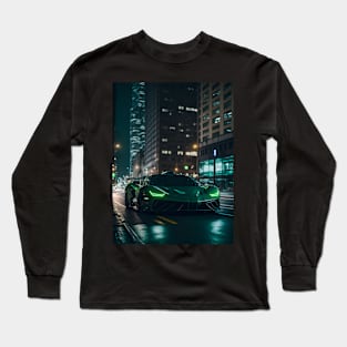 Chicago Night Ride Long Sleeve T-Shirt